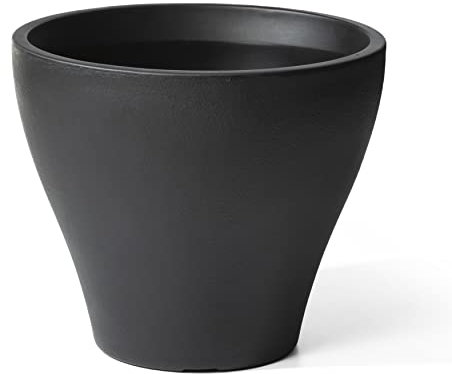 Step2 Fernway - Fioriera - Onice nero | Fioriera da balcone leggera e facile da spostare - Plastica rotostampata - 50,8 x 50,8 x 61 cm