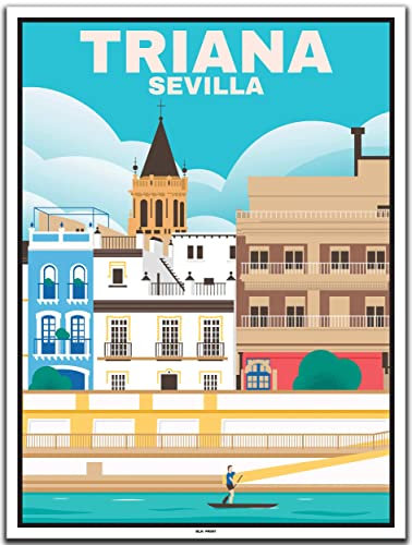BLN PRINT Sevilla Triana (1) - Vintage Travel Poster