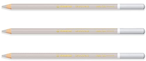 STABILO Chalk-Pastel Bleistift CarbOthello - 3 Stück - Kaltgrau 1 (720)