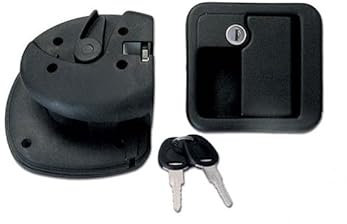 Serrure de porte noire complète FAP modèle PRO TEK