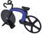 Vélo Pizza Cutter Roue En Acier Inoxydable Vélo Forme Pizza Couteau Cuisine Pizza Coupe Outil (Bleu)