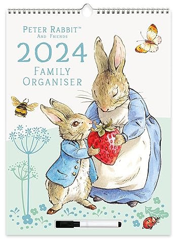 2024 Familienorganizer Wandkalender Peter Hase Design