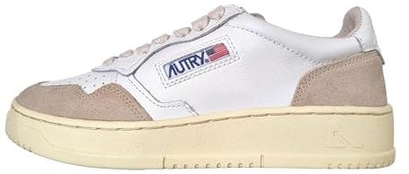 AUTRY Scarpe Sneakers Unisex in Pelle e camoscio Bianco AULM LS33 (40)