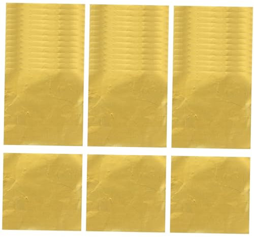 Milisten 200 Pcs Chocolate Candy Wrappers Wrapping Paper for Chocolate Orange Peeler Tool Nougat Wrapper Easter Chocolate Wrapper Packing Papers for Candy Aluminum Foil for Food Stencil Tea