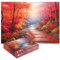 1000 Teile Puzzles für Erwachsene-Ahorn Pfad Stichsägen 1000 Teile Roter Ahorn Wald Puzzles für Erwachsene 1000 Teile Ahorn Creek Ölgemälde Puzzle 1000 Teile Stichsäge 1000 Teile