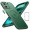 ESR für iPhone 16 Hülle (4 in 1) Set, Transparente Matte Hülle mit Displayschutzfolie, Kompatibel mit MagSafe, Militärnorm Schutz, Classic Serie, Mattiertes Grün