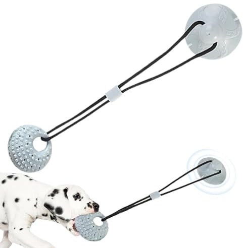 Dog Toy for Aggressive Chewers, Dog Toy with Suction Cup | Tug of War Dog Toy - Bite Toy for Pets, Puppy Enrichment Toy for Small and Medium Dogs