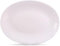 Best House | Opalware Oval Dinner Plates | 14/35.5cm | Set of 4 Pcs | White | Microwave, Oven, and Dishwasher Safe, Serving Dinner Plates Dinnerware Set