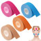 4 Stück Face Lifting Tape, Lifting Tapes Gesicht 2.5 cm × 5 m, Anti Falten Gesichtstape für Glatte Augen, Gesichtstape Gegen Falten, Multifunktional Face Tape für Straffung und Straffung der Haut