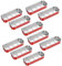 OFFSCH 10 Piezas De Cuencos Para Hornear Cuencos De Papel De Aluminio Bandejas Para Hornear Pequeñas Sartenes Moldes Para Hornear Moldes Para Pasteles Pequeños Redondos Moldes Para