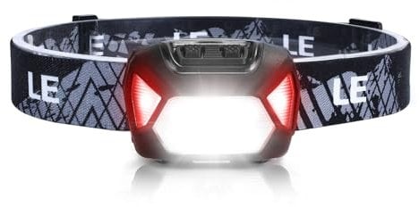 Lepro Stirnlampe, 1300 Lux LED XPG Kopflampe mit 6 Lichtmodi Scheinwerfer und Rotlicht, IPX4 spritzwassergeschütztes Gehäuse, Batteriebetrieben Stirnlampen C500, Ideal für Camping Joggen
