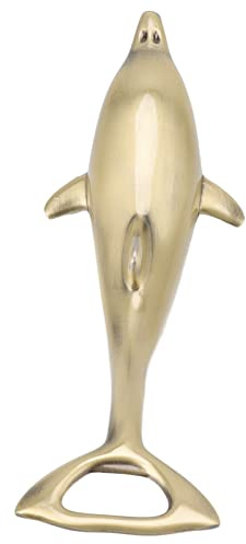 Naroote GOLD CAN Opener, Destapador de Cerveza Süßer Flaschenöffner Delfine Zinklegierung Süßes Aussehen mit Flaschen für Restaurants, Küchen, Partys