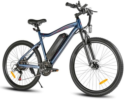 SAMEBIKE Bicicleta electrica, 26 Bici Eléctrica, Bicicleta de montaña Adulto,Bicicleta montaña de, e Bike MTB batería 36V13Ah, Shiman0 21 velocidades