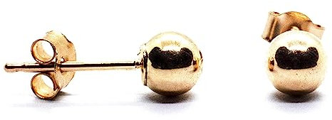Arranview Jewellery 4 mm gold ball stud earrings in 9ct yellow gold
