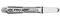 Target Pro Grip Spin Shaft mit Aluminium Ring mit drehbarem Top (Klar, Intermediate - 41mm)