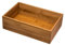Range Couverts en Bambou Naturel - Organiseur pour Tiroir de Cuisine - Résistant Durable Ecologique (23 x 15 x 7 cm)