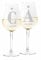 Colorfamily Coppia Calici Personalizzati SanValentino Set da 2 calici Vino Iniziali Data Love Matrimonio Fidanzamento Amore Auguri 500 ml