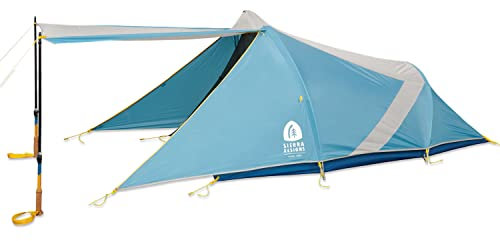 Sierra Designs Clip Flashlight 2 – Lightweight, Backpacking and Camping Tent – Large Vestibule Style Awning - Included Burrito Bag for Quick and Easy Storage