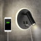 TWSXTE port de charge USB Feux de chevet LED Lampe murale hotel intérieur Lumières mural lit Lampe murale couloir avec interrupteur Noir 3W + 9W (USB Rond)