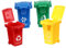 Yardwe 4 Pièces Mini Poubelle Jouet De Classement des Déchets Ensemble De Jeu De Gestion des Déchets Distributeur De Crayons Mini Corbeille Ordures Plastique Miniature À Clapet Un Camion