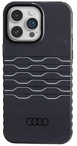 Audi IML Case Hülle für iPhone 14 Pro Max 6.7 Schwarz hardcase AU-IMLMIP14PM-A6/D3-BK