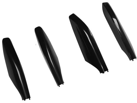 Dachträger-Endkappe, Farbechte Zierleiste, Solide Struktur, ABS-Material, Verschleißfest, für GX470 2003–2009 (glänzend schwarz)