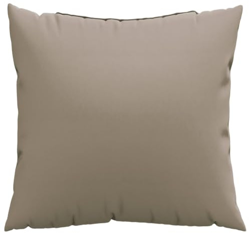 vidaXL Sofakissen 4 STK. Taupe 50x50 cm Stoff