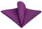 S&W SHLAX&WING Dunkel Magenta Lila Pflaumen Weiße Punkte Herren Einstecktuch