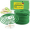 Bobina di incenso alla citronella, ogni bobina dura 5-7 ore, 336 ore di incenso, piante naturali, per esterni, giardino, cortili, balconi, picnic, campeggio, camera da letto, soggiorno, 48 pezzi