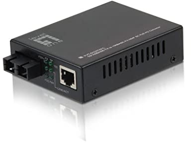 LevelOne FVT-0103TXFC PoE Converter 100TX to 100FX-SC Multimode