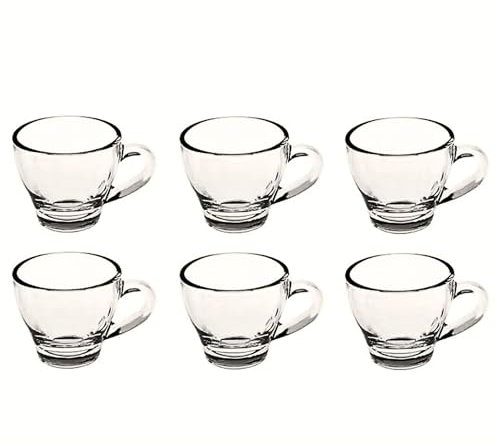 Vetreria di Borgonovo BGN380 Ischia Tazza caffè 80, Trasparente