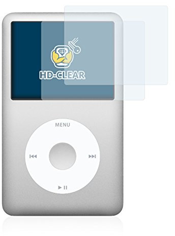 BROTECT (2 Stück Schutzfolie für Apple iPod Classic (6. Gen.) Displayschutz Folie Ultra-Klar
