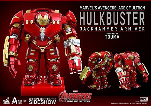 Hot Toys Ht902477 Hulkbuster Bras Marteau-piqueur Version Artist Mix Figure