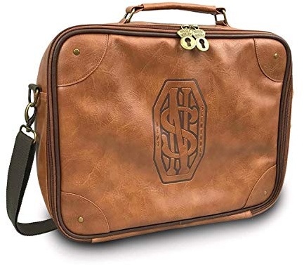 Groovy Uk Fantastic Beasts Newt Scamander Briefcase Messenger Bag, Brown
