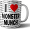 AK Giftshop I Love Monster Munch - Tea - Coffee - Mug - Cup - Birthday - Christmas - Gift