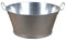 Cubos y Barreños Barreño Galvanizado de Zinc (22 litros)