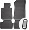 moto-MOLTICO Gummimatten Auto, 4-teiliges Set, Allwetter Gummi Fußmatten, Antirutsch & Wasserfest Autoteppiche - passend für BMW 1er E81 E87 E88 E82 X1 E84 F20 2004-2014
