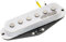 Wilkinson Série M High Output Alnico 5 Strat Micro Simple Bobinage Milieu Pickup pour Guitare électrique Stratocaster, Blanc