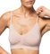 Intimitaly Liabel ® 3-teiliger BH Bralette Damen Büstenhalter Mikrofaser Sport-BH Damen Weiß Schwarz und Nude Ideal für den Sport und den täglichen Gebrauch (3 nackt, L-XL)