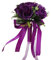 BELUAPI Künstlicher Brautstrauß, 9,5 künstliche Hochzeitsblumen, Rosen, Wurf, Blumenstrauß, rustikale blühende Rose, Brautstrauß für Jahrestag, Brautparty, französische rustikale Gartenhochzeit