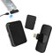 Kabellos Lavalier Mikrofon,Gimpro MB1X(A) 2.4GHz【Lightning】2TX&1RX Drahtloses Ansteckmikrofon mit 1 Druck Stummschaltung 3 Modus Denoise für Vlog Live-Streaming,Kabellos-Lavalier-Mikrofon-iPhone-iPad