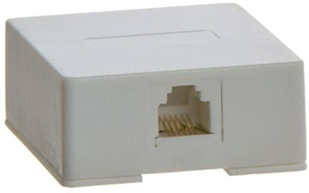 PRESA TELEFONICA DA MURO RJ11 RJ12 cavo telefono modem adsl internet f femmina