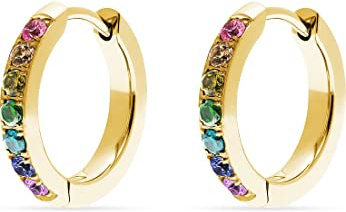 FAVS FAVS Damen-Creolen Edelstahl 14 Zirkonia