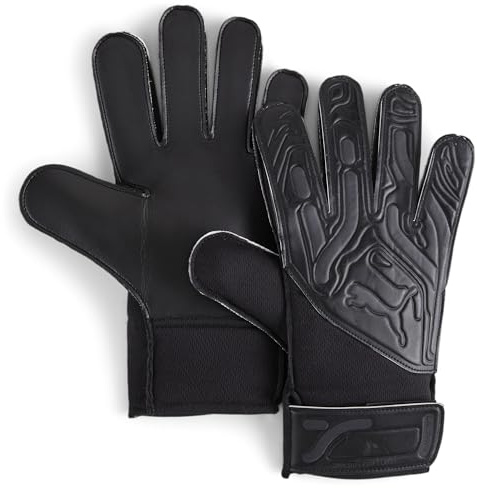 Puma Ultra Play RC Goalkeeper Gloves, Adults Unisex, Black-Asphalt (Multicoloured), 5