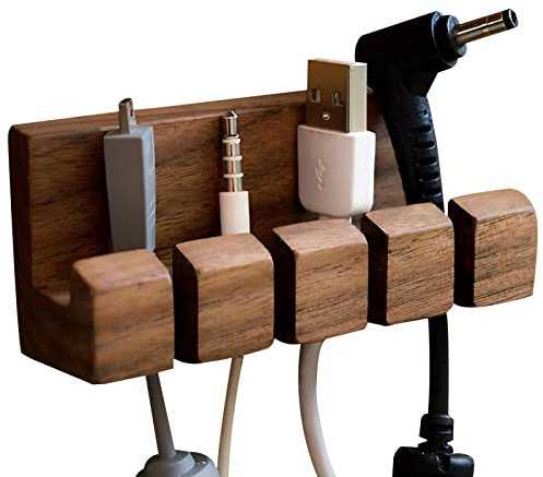 Holdes Kabel Organizer | USB-Kabelhalter Aus, Draht-Organizer, Selbstklebend,Kabelclips Tape Backed 4 Holes Für Desktop-USB-Ladekabel