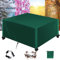 ZFEBHMY Housse Salon de Jardin,420D Oxford Tissu Imperméable Bâche de Meubles d'extérieur, Anti-UV Housse de Protection Housse Meuble,pour Table et Chaise -Green|| 86x86x36cm(LxWxH)