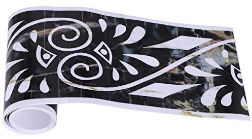 Widybord Adesivo 3D in Marmo con Motivo Greco, per Parete, Scale, Pavimento, Piastrelle, Cucina, Bagno, Bacino, battiscopa, 2 m