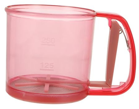 PRETYZOOM 1stk Mehlsieb Sichter Sieb Siebgewebe Aus Edelstahl Backwerkzeug Rezeptkarten Leer Nudelsieb Montagestange Plastiksieb Kuchensieb Hand Rostfreier Stahl Metall Milchpulver Rotieren