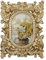 Bitray Vintage Bilderrahmen 22,4 x 17,8 cm, rechteckig, elegant, antiker Fotorahmen mit Glasfront, Tischdekoration und Wandbehang, Heimdekoration
