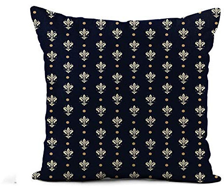 Kopfkissenbezug Französisches Waffenmuster Florenz Toskana Lilie Italien Blume Kissenbezüge Gemütliche Dekokissen Kissenhülle Mode Kissenhüllen Für Sofa Bett Schlafzimmer 45x45cm